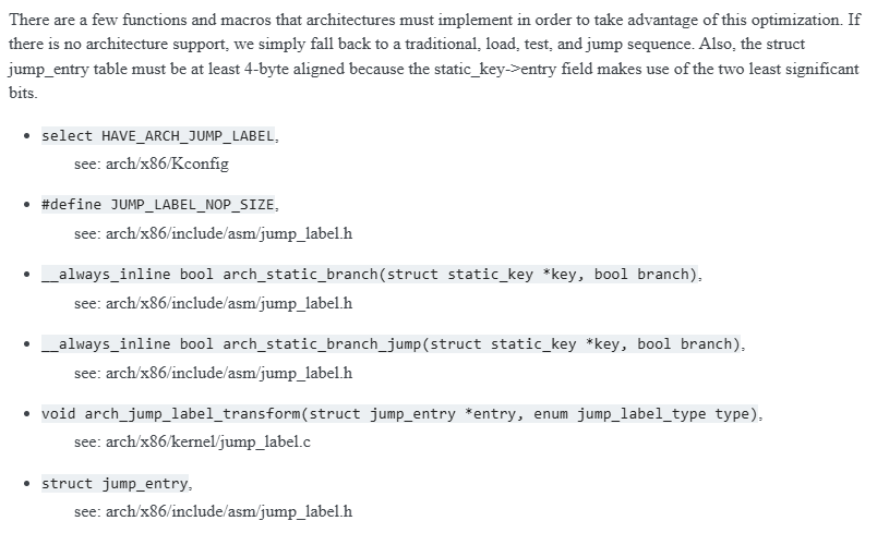 linux documentation jump_label
